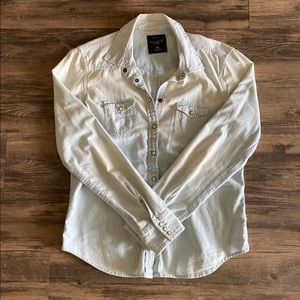 American Eagle denim shirt